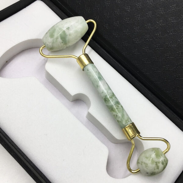 Jade Beauty Device Roller Xiuyu – Double-headed Facial Massage Stick Jade Roller - Image 4
