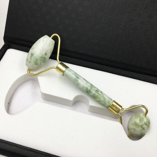 Jade Beauty Device Roller Xiuyu – Double-headed Facial Massage Stick Jade Roller - Image 2