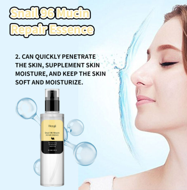 Hydrating Snail Essence 96 – Deep Repair & Glow Boost - Image 6