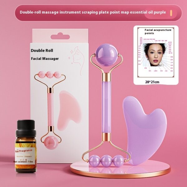 Facial Eye Scraping Massage Jade Roller - Image 10
