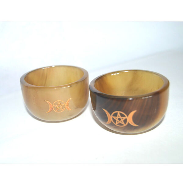 Mystic Pentagram Ritual Offering Bowl