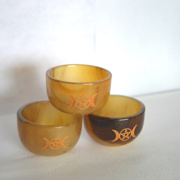 Mystic Pentagram Ritual Offering Bowl - Image 3