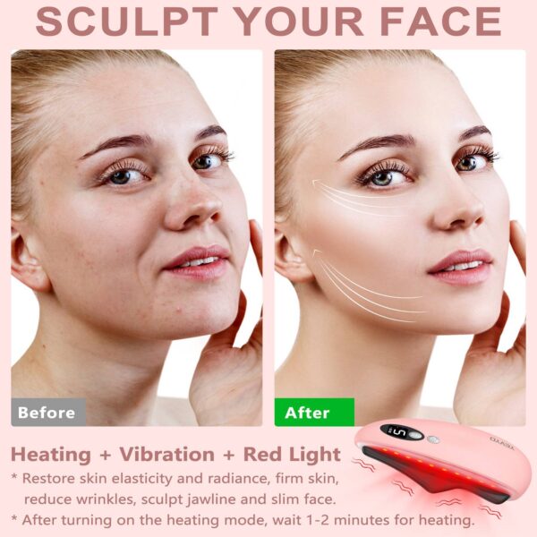 Gua Sha Facial Tool, Electric Black Obsidian Guasha Tool Massage Gua Sha Stone - Image 5