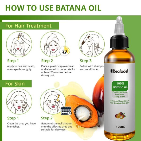 Batana Hair Care Oil – 100% Natural Scalp & Hair Treatment - Image 5