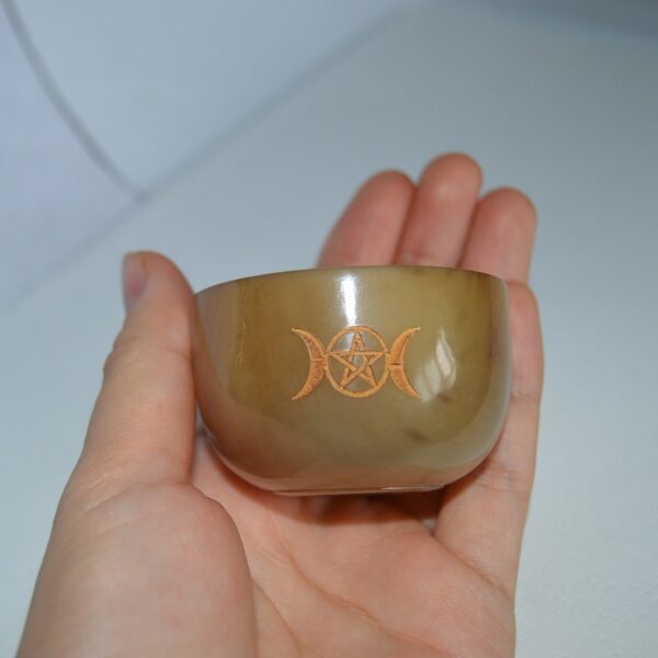 Mystic Pentagram Ritual Offering Bowl - Image 4