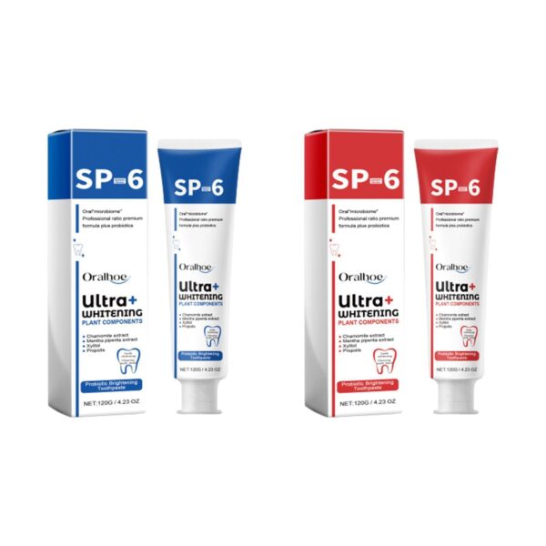 Probiotic Brightening Toothpaste — Gentle Daily Oral Care - Image 2