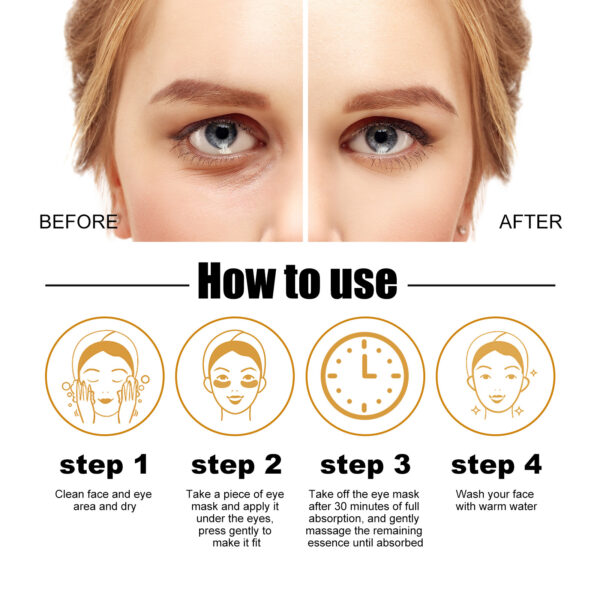 Golden Collagen Eye Ritual — Firming Patches for Dark Circles & Puffiness - Image 6