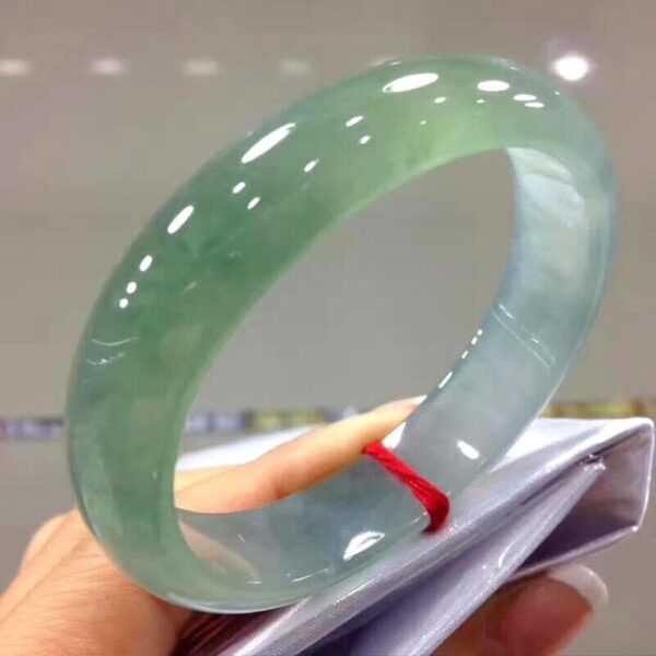 Light Green Jade Bangle – Timeless Elegance & Natural Energy - Image 9