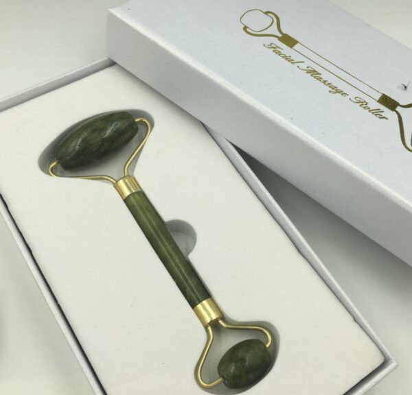 Jade Beauty Device Roller Xiuyu – Double-headed Facial Massage Stick Jade Roller - Image 5