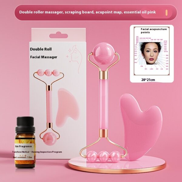 Facial Eye Scraping Massage Jade Roller - Image 5