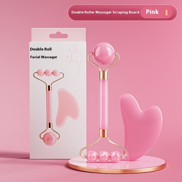Facial Eye Scraping Massage Jade Roller - Image 2