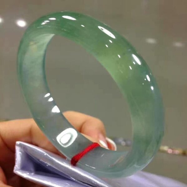 Light Green Jade Bangle – Timeless Elegance & Natural Energy - Image 5