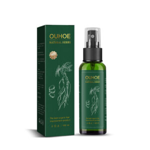 OUHOE Ginseng Hair Growth Spray – Moisturizing & Strengthening Elixir for Healthy, Fuller Hair