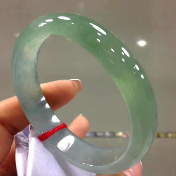 Light Green Jade Bangle – Timeless Elegance & Natural Energy - Image 10